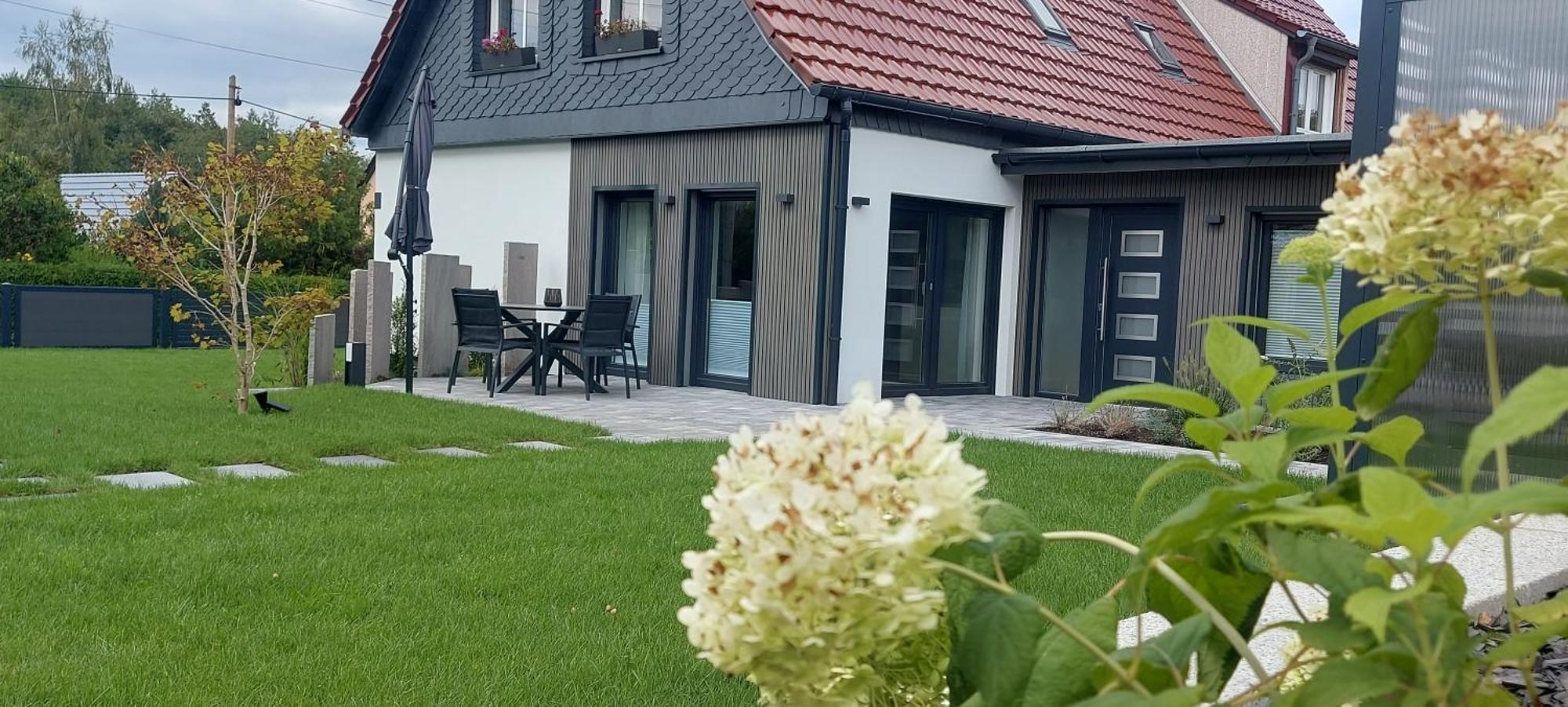 Ferienhaus Landbruecke Großschönau Eksteriør billede