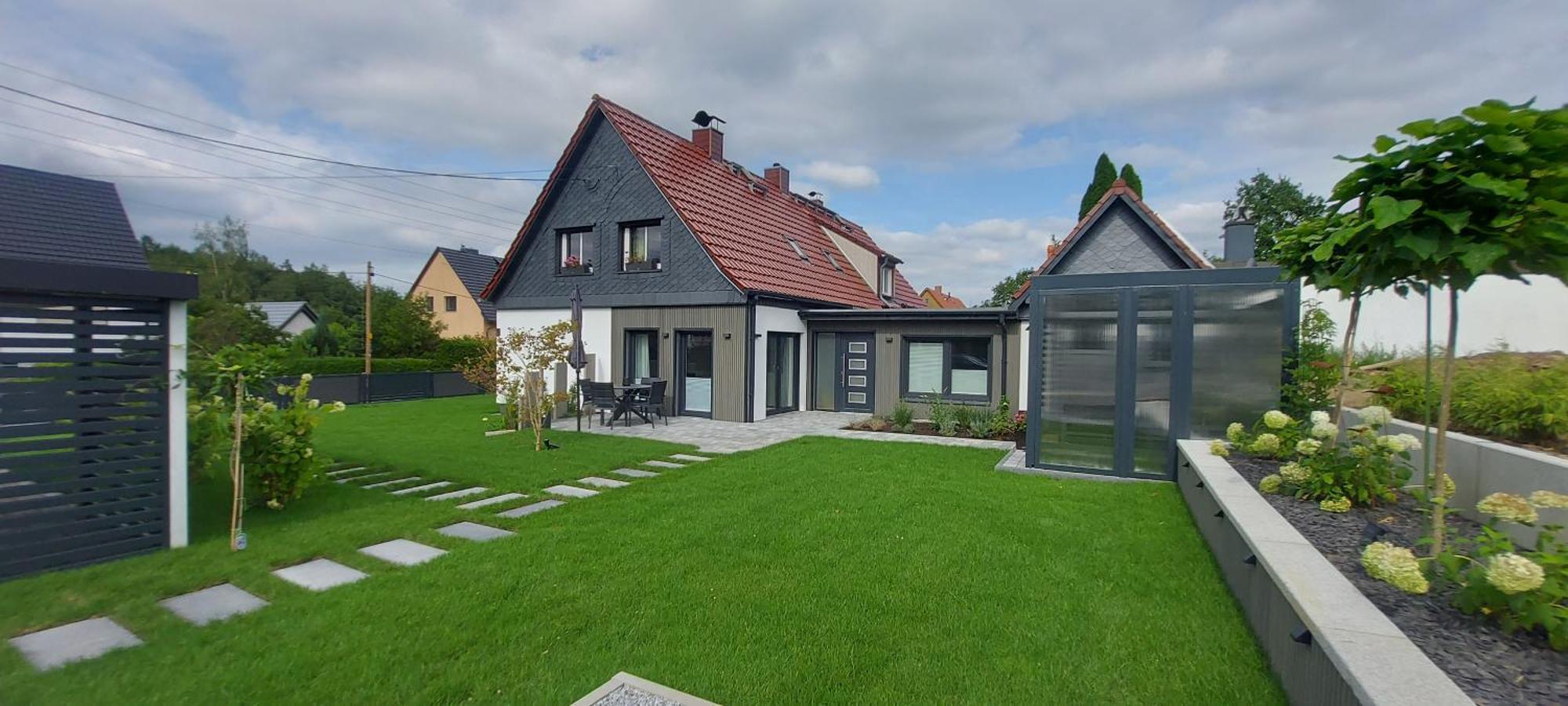 Ferienhaus Landbruecke Großschönau Eksteriør billede